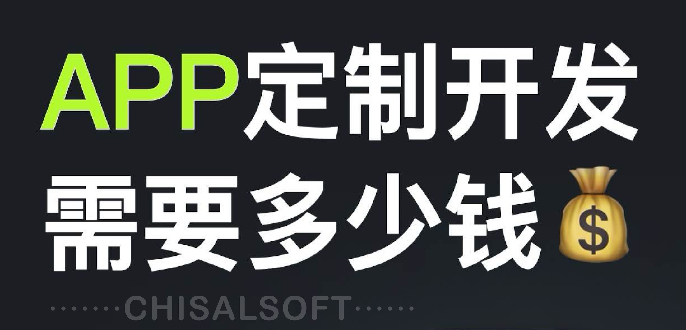 开发一个app软件多少钱